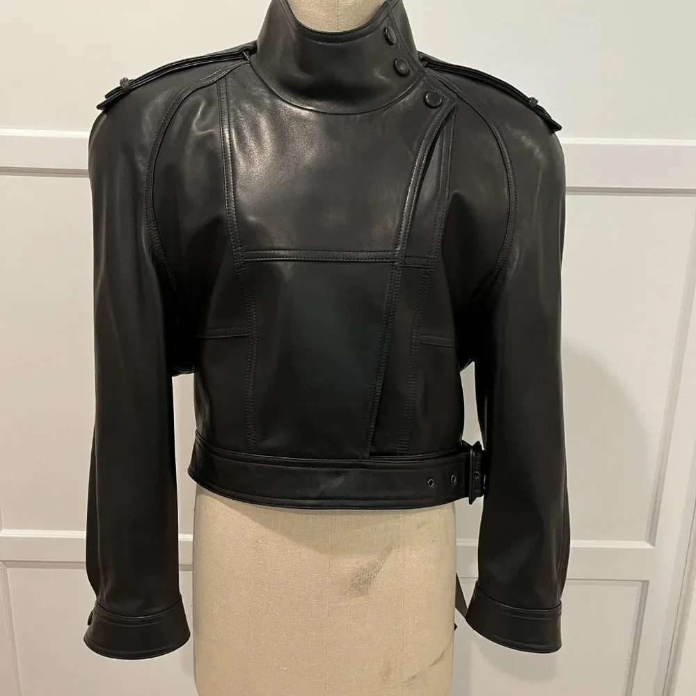 Saint Laurent | Jackets & Coats | New W Tags Saint Laurent Cropped